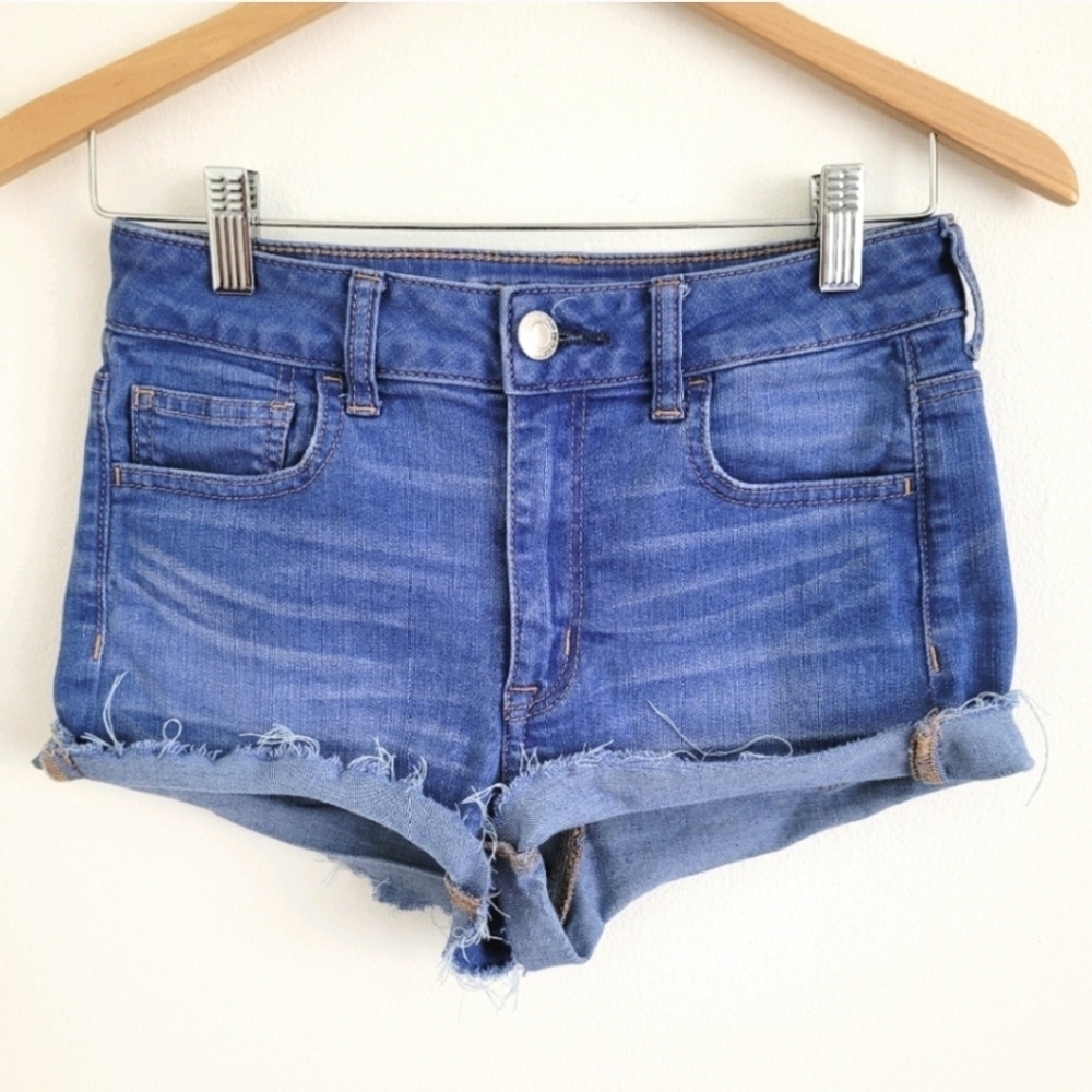 American Eagle Hi Rise shortie size 4